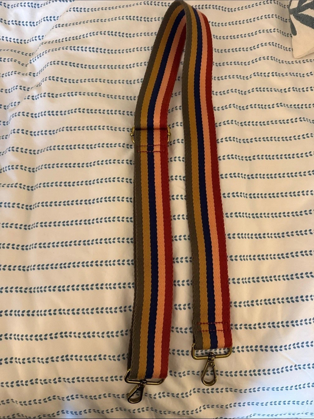 Madewell Striped Bag Strap in Multicolor